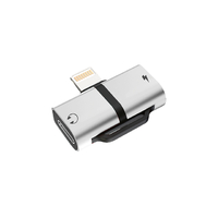 Adapter Lightning Naar 2 X Lightning Grijs