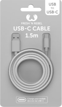 Kabel Fresh N Rebel Usb-C-Usb-C 1.5M Grijs