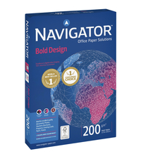 Kopieerpapier Navigator Bold Design A4 200GR Wit 150 Vel