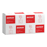 Handdoek Katrin Z-Vouw 2-Laags 240X240MM 25X160 Vel Wit 61570