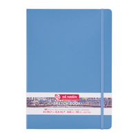 Schetsboek Talens Art Creation 80 Witte Vellen 140GR 210X300MM Blauw