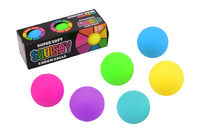 Neon Squize Bal 3 Stuks In Doos 50MM
