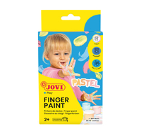 Vingerverf Jovi Set À 6 Pastelkleuren 35ML