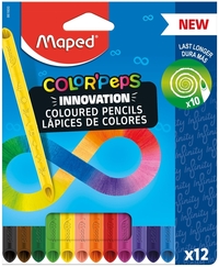 Kleurpotlood Maped Color'peps Infinity Set À 12 Kleuren