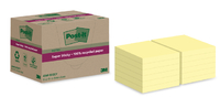 Memoblok Post-It Super Sticky 654 RSS12Cy Recycled 76X76MM Canary Yellow 12 Stuks