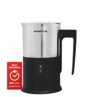 Melkopschuimer Inventum 240ML Zwart Met RVS