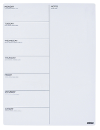 Magnetische Planner Desq Week 40X30CM Magnetisch
