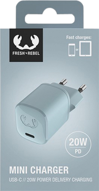 Mini Charger Fresh N Rebel Usb-C 20W Dusky Blue