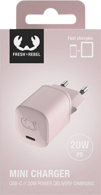 Mini Charger Fresh N Rebel Usb-C 20W Smokey Pink