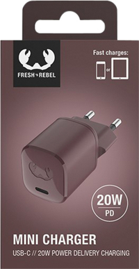 Mini Charger Fresh N Rebel Usb-C 20W Deep Mauve