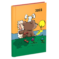 Agenda 2023 120X160 Wire-O Ritstier 7Dagen/2Pagina's Beer