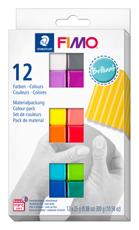 Klei Fimo Soft Colour Pak À 12 Briljante Kleuren