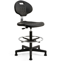 Werkstoel Euroseats Tarente Large Zwart