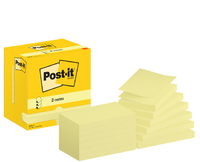Memoblok Post-It Z-Note R350 76X127MM Geel 12 Stuks