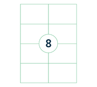 Etiket Qbasic A4 1.000 Vel 105X74 MM 8000 Labels