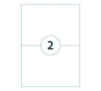 Etiket Qbasic A4 1.000 Vel 210X148MM 2000 Labels