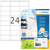 Etiket Herma Recycling 10728 70X36MM 1920Stuks Wit