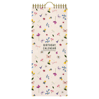 Verjaardagskalender Lannoo Flowers 130X325