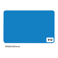 Etalagekarton Folia 1-Zijdig 48X68CM 380GR Nr312 Middenblauw