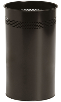 Papierbak Brasq 21 Liter RVS Zwart