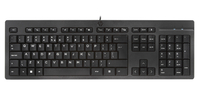 Toetsenbord HP 125 Qwerty Zwart