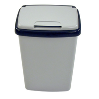 Afvalbak Vepa Bins Bekerinzet 5-Gaats 50 Liter Grijs