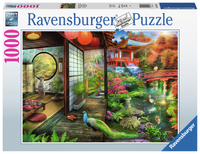 Puzzel Ravensburger Theehuis Japanse Tuin 1000 Stukjes