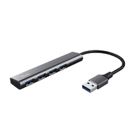 Hub Trust Halyx 4-Port Usb-A Zilver