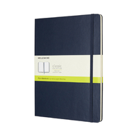 Notitieboek Moleskine XL 190X250MM Blanco Hard Cover Sapphire Blue