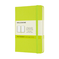 Notitieboek Moleskine Pocket 90X140MM Blanco Hard Cover Lemon Green
