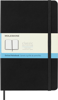 Notitieboek Moleskine Large 130X210MM Dots Hard Cover Zwart