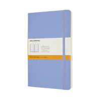 Notitieboek Moleskine Large 130X210MM Lijn Soft Cover Hydrangea Blue