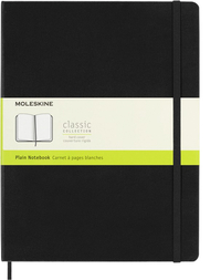 Notitieboek Moleskine XL 190X250MM Blanco Hard Cover Zwart