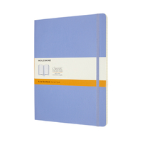 Notitieboek Moleskine XL 190X250MM Lijn Soft Cover Hydrangea Blue