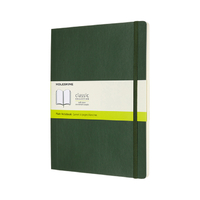 Notitieboek Moleskine XL 190X250MM Blanco Soft Cover Myrtle Green