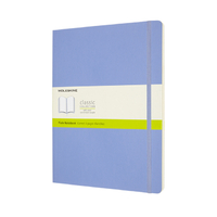 Notitieboek Moleskine XL 190X250MM Blanco Soft Cover Hydrangea Blue