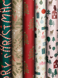 Inpakpapier Stewo Traditioneel 200X70CM Doos À 60 Stuks Assorti