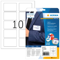 Naambadge Etiket Herma 4412 80X50MM Verwijderbaar Wit 250 Etiketten