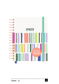 B5 Schoolagenda 24/25 Trend - Striped