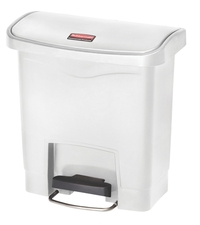 Pedaalemmer Rubbermaid Slim Jim Step-On 15Liter Wit