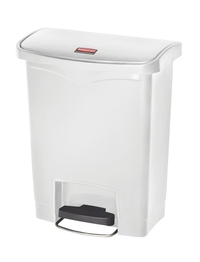 Pedaalemmer Rubbermaid Slim Jim Step-On 30Liter Wit