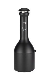 Asbak Rubbermaid Infinity Genie Staand Zwart