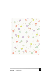Hardcover A5 Schrift Pastel - Miniflower