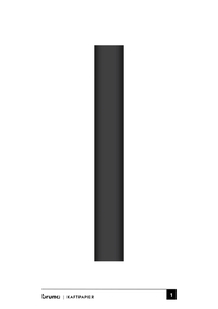 Kaft / Cadeaupapier Basis - Zwart 300X50