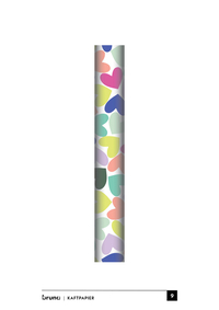 Kaft / Cadeaupapier Trend - Hearts 2X 70X100