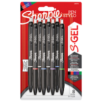 Gelschrijver Sharpie S-Gel Medium Assorti Blister À 8 Stuks