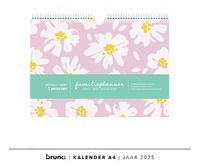 Familieplanner 2025 A4 Week - CC Tropical Flower