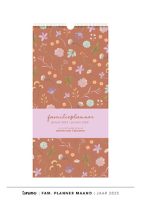 Familieplanner 2025 Maand - CF Spring Flowers