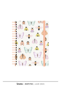Notitieboek A5 - CF Bees & Butterflies