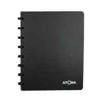 Adresboek Atoma A5 Lijn 54Vel 90GR PP Assorti